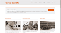 Desktop Screenshot of chiricoscientific.com